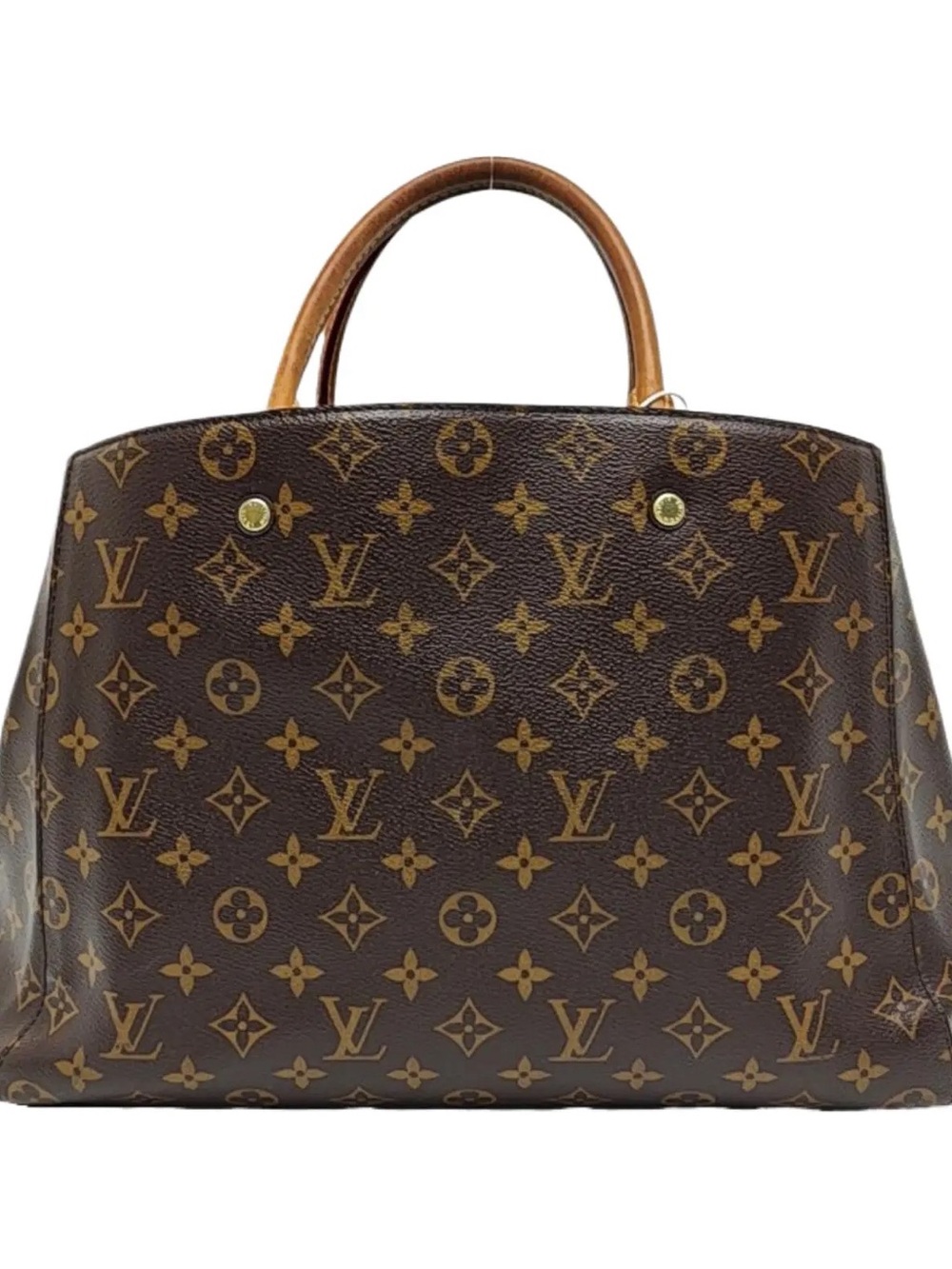 ♥️Louis Vuitton Monogram Montaigne Large Canvas Brown Top-Handle Bag♥️